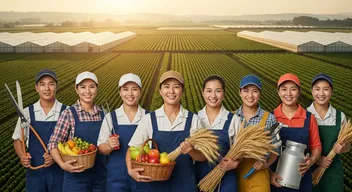 Salaires moyens dans les différentes filières de l’agriculture