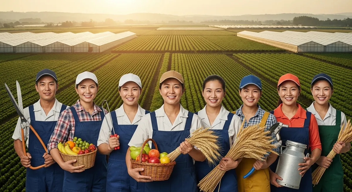 Salaires moyens dans les différentes filières de l’agriculture